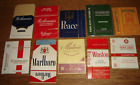 Collection lot of 10 rare vintage cigarette empty open packs given to pilots #19