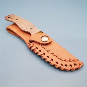 Knife Sheath Leather Fixed Blade Belt Case 7