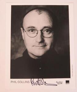 Phil Collins GENESIS Signed Autograph Auto 8x10 Photo JSA