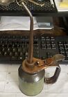 Vintage Eagle Oil Can Thumb Trigger Hydraulic Pump Oiler