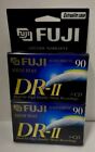 FUJI DR-II High Bias Type II 90 Minute Blank Cassette Tape 2-Pack Brand NEW