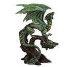 PT Anne Stokes Hand Painted Green Tree Dragon Figure