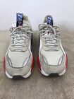 PUMA RS-X x BMW Motorsport White Gray Red  Running Shoes Size 11 339999-01 (1X)