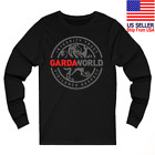 Garda World Logo Men's Long Sleeve Black T-Shirt Size S to 3XL
