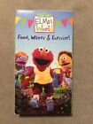 Sesame Street Elmo's World: Food, Water & Exercise! RARE VHS VIDEO - Tested!