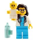 NEW LEGO PEDIATRICIAN and BABY MINIFIG LOT doctor nurse minifigure female dr.