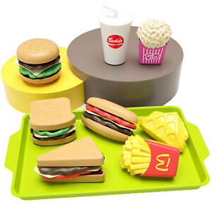 Hamburger Food Play set Pretend play kitchen toy food set for kids and toddlers