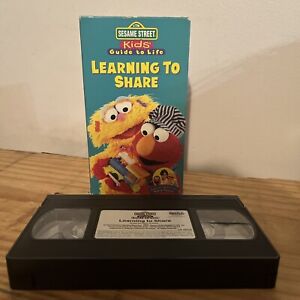 VTG Sesame Street - Kids Guide to Life: Learning to Share VHS 1996 Elmo Couric