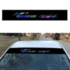 Car Front Window Windshield Decal Stickers Black Fit For Car SUV Pickup Off-road (For: Honda Civic)