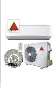 12,000 BTU Ductless Air Conditioner,Heat Pump Mini split 110V 1 Ton,W/Kit, WiFi