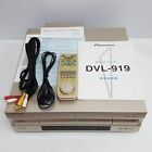 Pioneer DVL-919 LD Laser Disc DVD Player Set Tested Excellent with Remote & Cord