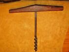 Vintage Wood Handle Hand Auger Drill - Barn Beam , Timber Frame - 14
