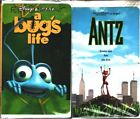 ANTZ & a Bug's Life VHS Movies in Clamshell Cases; Disney Pixar & Dreamworks