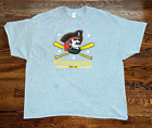 Vtg Pittsburgh Pirates Men's T-Shirt Tee Gray 100% Heavy Cotton 3XL Lets Go Bucs