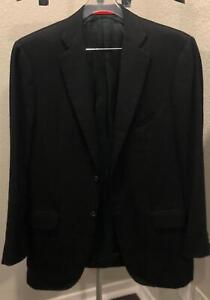 Isaia Black 100% Sciammeria Cashmere Blazer | Made in Italy | Size 50 IT 40 US