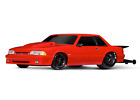 Traxxas 9421R Red Ford Fox Body Mustang Body for Drag Slash