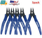5PCS 170 Blue Flush Wire Cutter Diagonal Cutting Pliers Side Cutter Nipper
