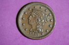 Estate Find 1856 - Braided Hair Large Cent!! #K42114