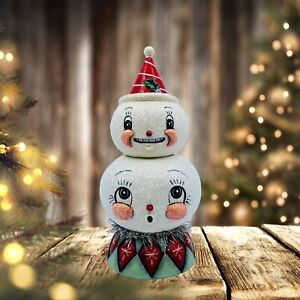 Bethany Lowe Design: Christmas; Johanna Parker, Frosty Finial Stack Container