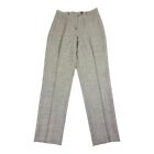 AKRIS PUNTO 28x32 Wool Straight Pants Size 8 Gray Zip Fly Lightweight Pocket