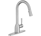 Moen 87233SRS Adler Pull-Down Kitchen Faucet - Spot Resist Stainless  $240 READ