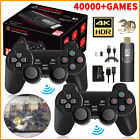 128G 40000+Games Stick Retro Game Console 4K HD 2.4G Wireless Controller 2024