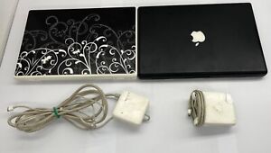 Apple MacBook A1181 13 Inch Laptop AS-IS PARTS LOT OF 2 Apple MacBook + Chargers