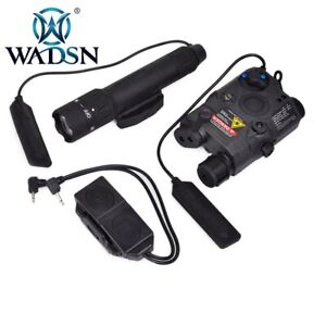 WADSN Block II Kit PEQ 15 LA5 Red / IR Laser & WMX200 Light Dual Switch Bundle