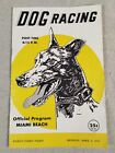 Vintage 1959 Kennel Club Official Miami Beach Greyhound Dog Track Race Program