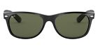 Ray-Ban New Wayfarer RB2132 Men Women Sunglasses Black Frame G-15 Green Lens