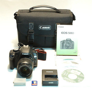 [No scratch!!] Canon EOS 500D 15.1 MP DSLR w/18-55 EFS STM lens KIT