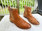 Frye Anna Chelsea Ankle Chukka Boots Womens Sz 7M Camel Brown Leather Western