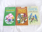 Lot of 3 Vintage Golden Guide To Field Identification Books Paperback