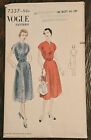 Vintage Vogue Dress Sewing Pattern from the 40s - 50s unprinted pattern 42