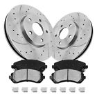 Front Disc Rotors & Ceramic Brake Pads for Buick Chevy Pontiac Buick 2002-2006