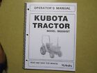 Kubota B8200 HST B 8200 HST tractor owners & maintenance manual