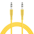 Yellow 3.5mm Stereo 3ft Male to Male Mini Jack Port Extension Audio Aux Cable