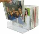 Pmsanzay Clear Acrylic CD DVD Holder CD Storage Box CD Display Rack CD Stand - H