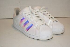 Adidas Women's Superstar FY1264 White Lace Up Athletic Shoes - Size 7