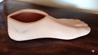 OSSUR Beige-White Prosthetic Foot Shell Footshell, Cosmetic Left Foot - Size 28