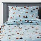 Queen Bears Flannel Kids' Sheet Set Blue - Pillowfort
