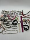 Vintage Mixed Wristwatch Parts Lot Wrist Watch Watches Repair 3+ Pounds