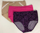 Cacique Lane Bryant Nylon Full Brief Panties size 18/20 Lot Pack of 3 NWOT New