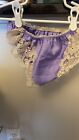 Vintage Eve Stillman Bikini Panties Purple Size 5 NWOT