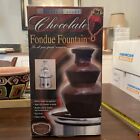 Nostalgia Electronics Chocolate Fondue Fountain Machine In Box With Instructions
