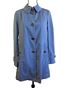 Coach Women's Trench Coat blue Jacket Lightweight Coat Small