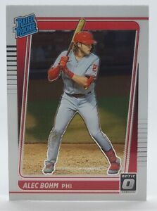 2021 Donruss Optic ALEC BOHM Rated Rookie #35 Base Card Phillies Free Shipping