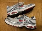 Nike Air Max Shoes Womens Size 8.5 Gray Red Silver Moto6 Running Sneakers