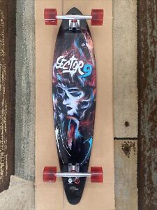 Sector 9 Longboard Megs Artist Series 40” X 9” Pin Tail OG Complete Upgraded