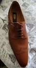 ZILLI TWO-TONE LACE UPS,BROWN  LEATHER/SUEDE DRESS/CASUAL SHOES 9 NEW BOX/TREES